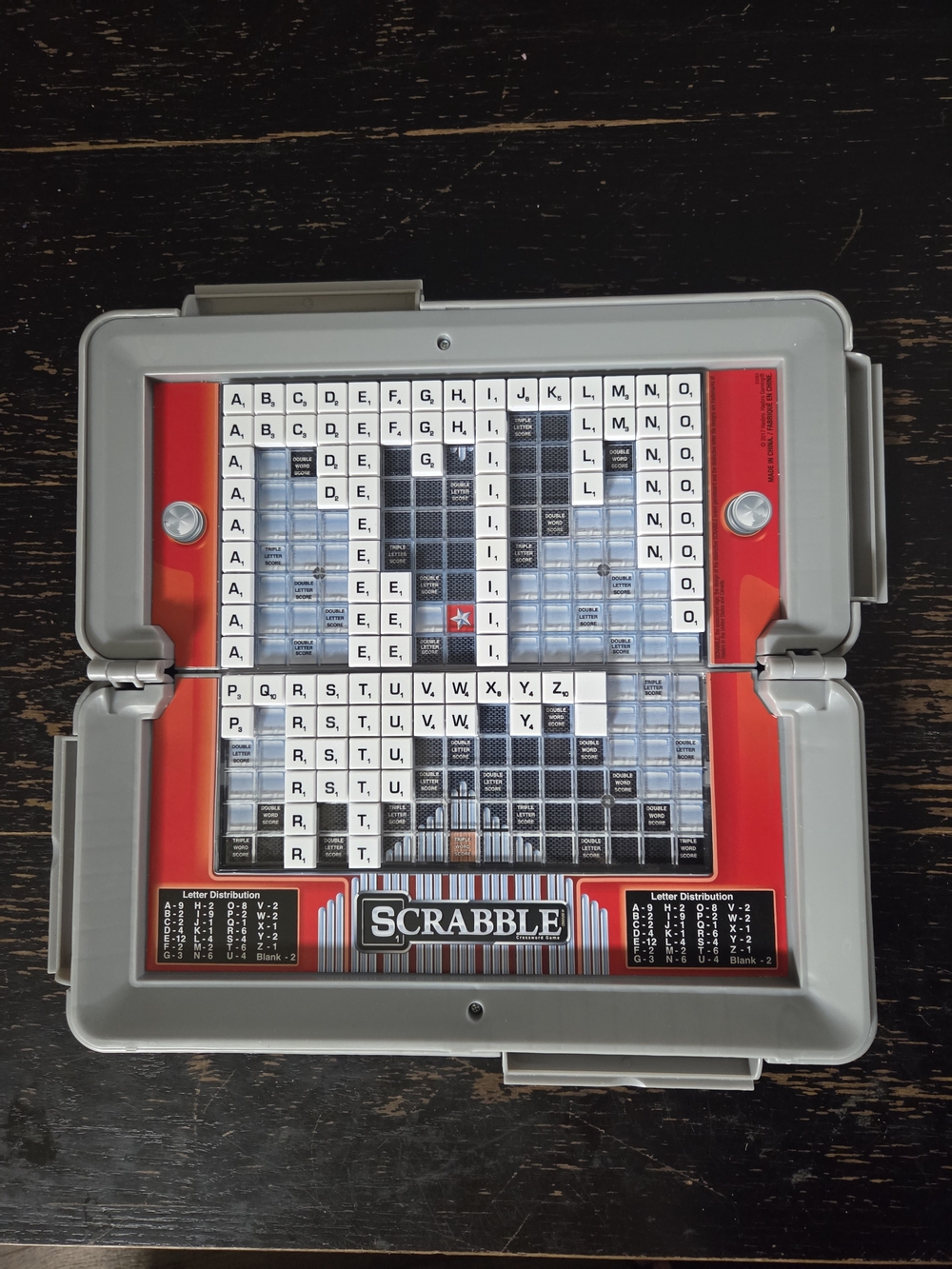 Hasbro Travel Scrabble Game-Complete